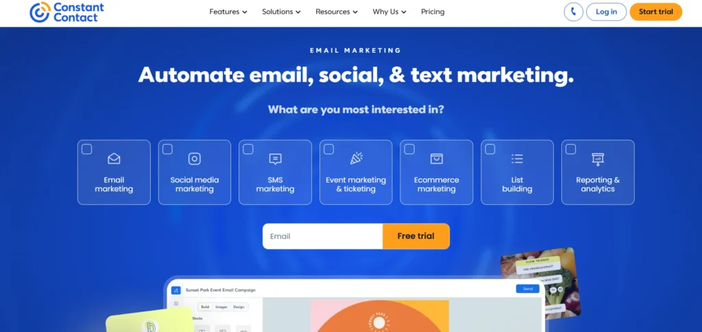 Digital Marketing Tool - Constant Contact