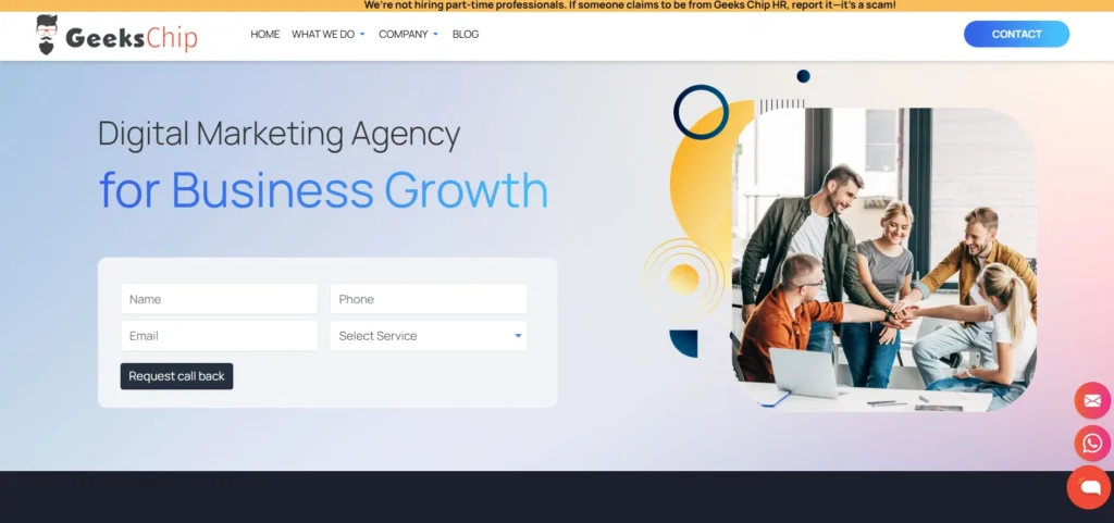 Digital Marketing Companies in Hyderabad-Geekschip