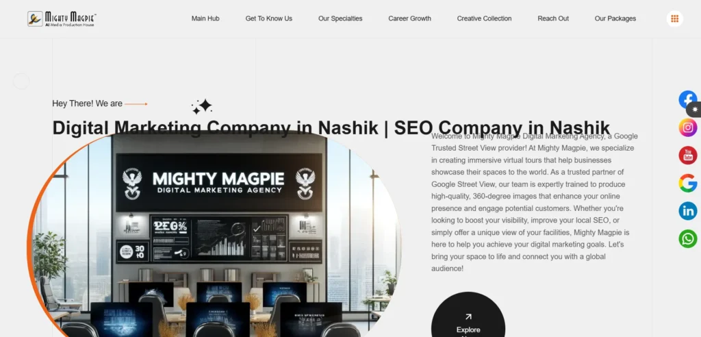Digital Marketing Agencies in Nashik- Mi​ghty Ma‌gpie