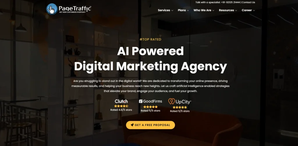 Digital Marketing Companies in Hyderabad- Pag⁠eTraf‌fic