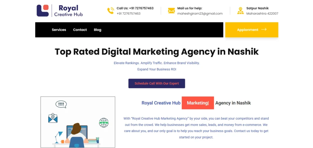 Digital Marketing Agency in Nashik - Royal Creative Hub