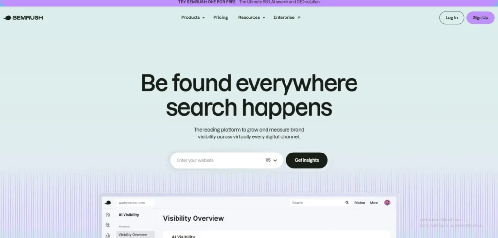 SEO Automation Tools-Sem‌rush