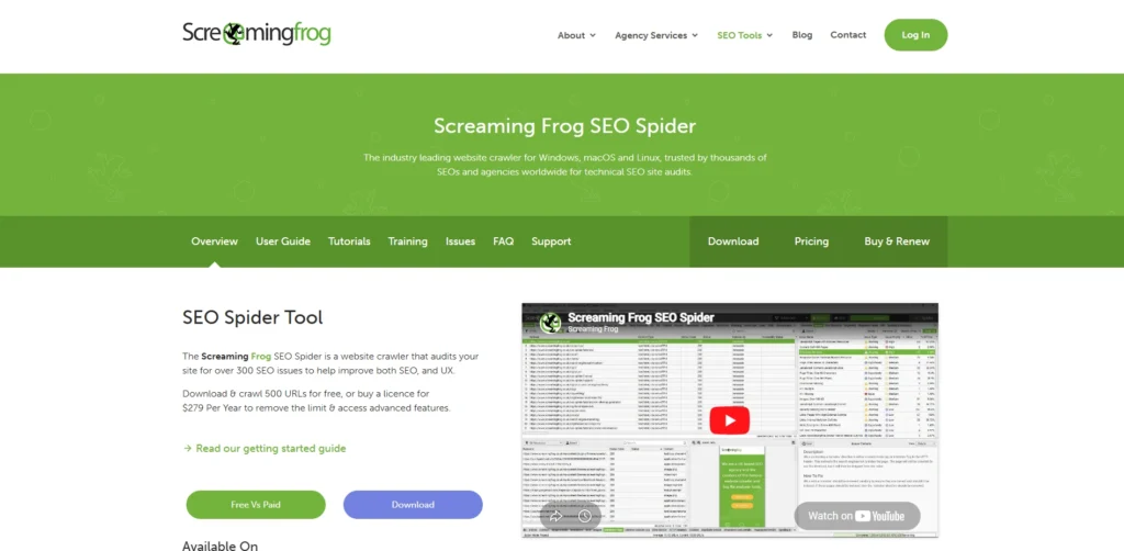 SEO Automation Tools-Sc​r​ea‍ming Fr‍‍‌og SEO Spid​er‌