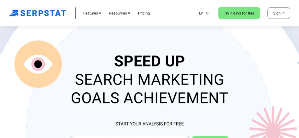 Serpstat - YouTube SEO Tool