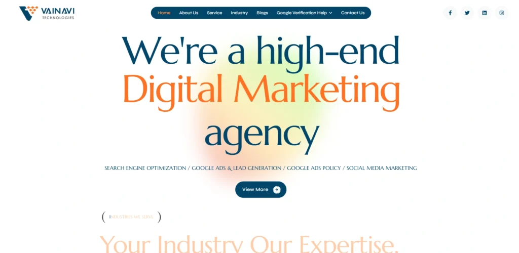 Digital Marketing Agencies in Nashik-Vainavi Technologies 