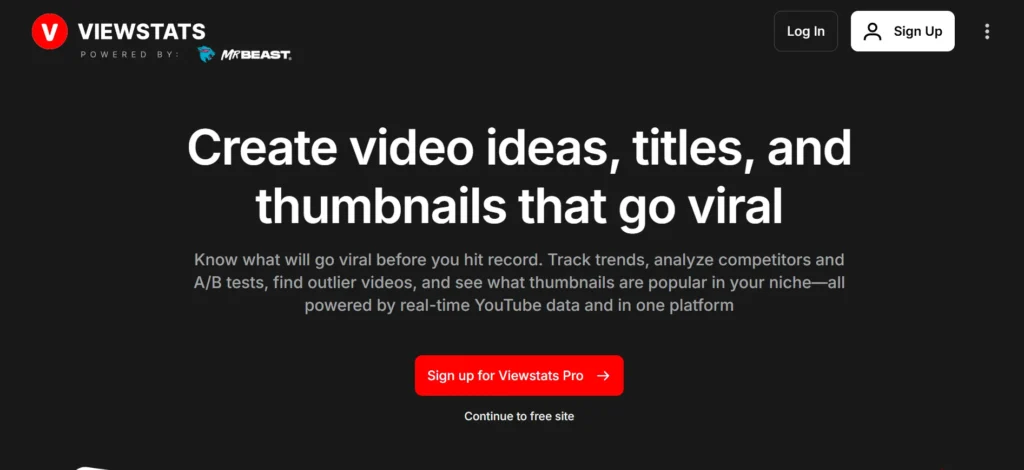 ViewStats - YouTube SEO Tool