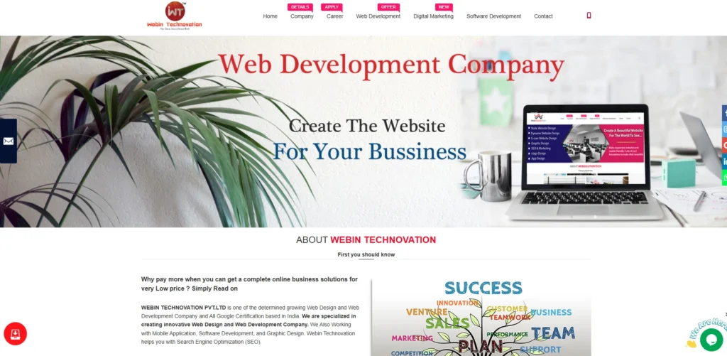 Digital Marketing Agencies in Nashik-Web‍in Technovation​ Pvt. Ltd.