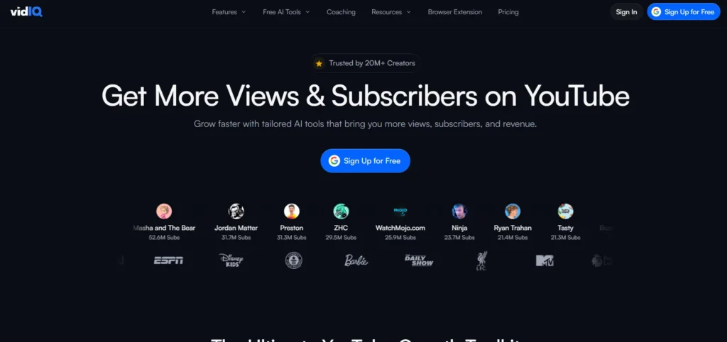 vidIQ - YouTube SEO Tool