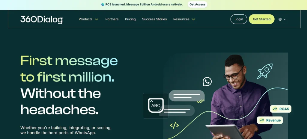 WhatsApp marketing software - 360dialog