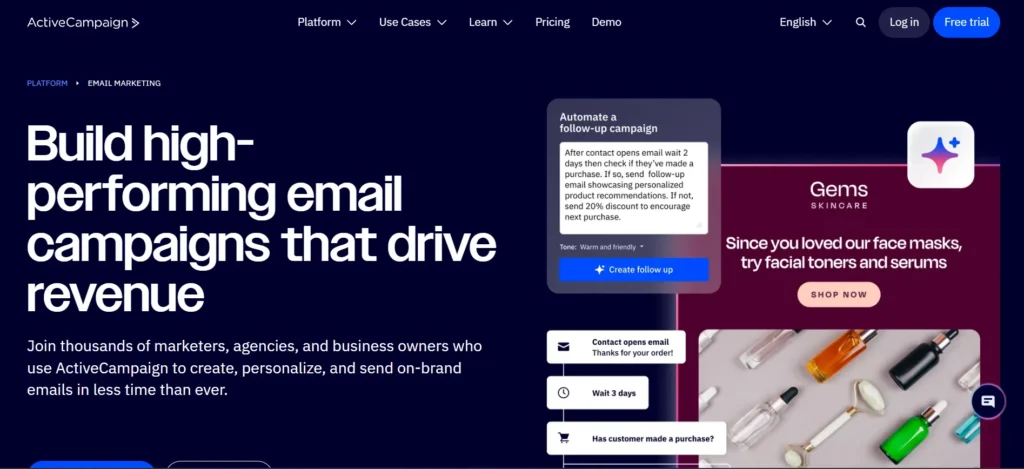ActiveCampaign - Email Marketing Tool