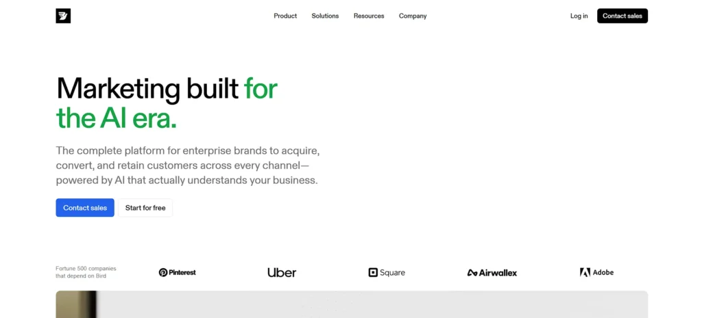 WhatsApp marketing software -  Bird