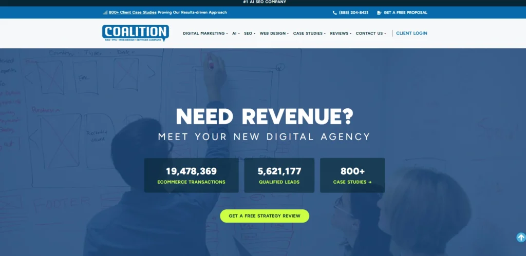 SEO Companies for Small Businesses-Coalition Technologies