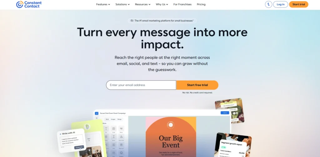 email marketing tool-Co‌nstant Contact