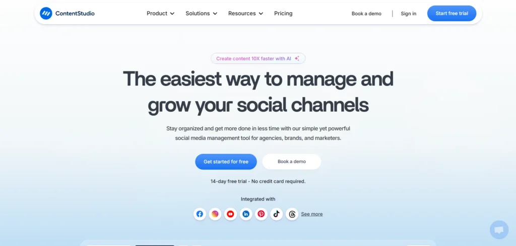 Social Media Monitoring Tool - ContentStudio