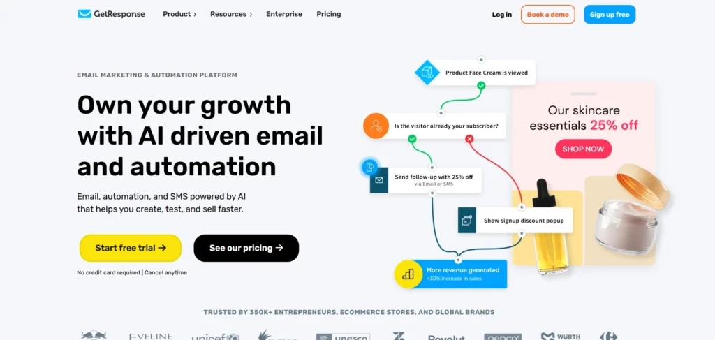 email marketing tool- GetRespo‌nse