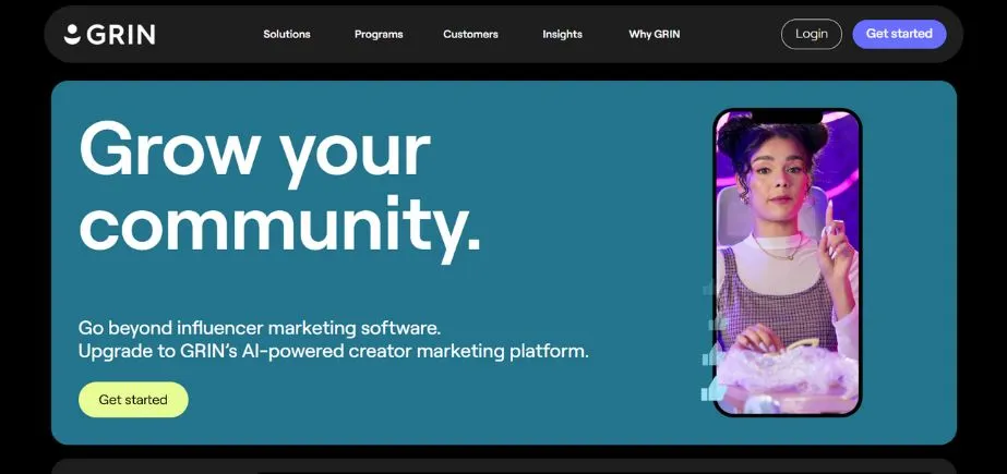 Grin - Influencer Marketing Tools