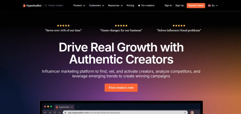 competitor analysis tool - HypeAuditor