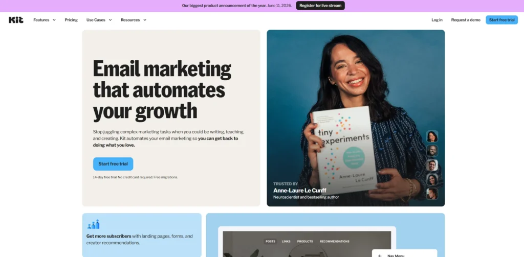 email marketing tool-ConvertKit