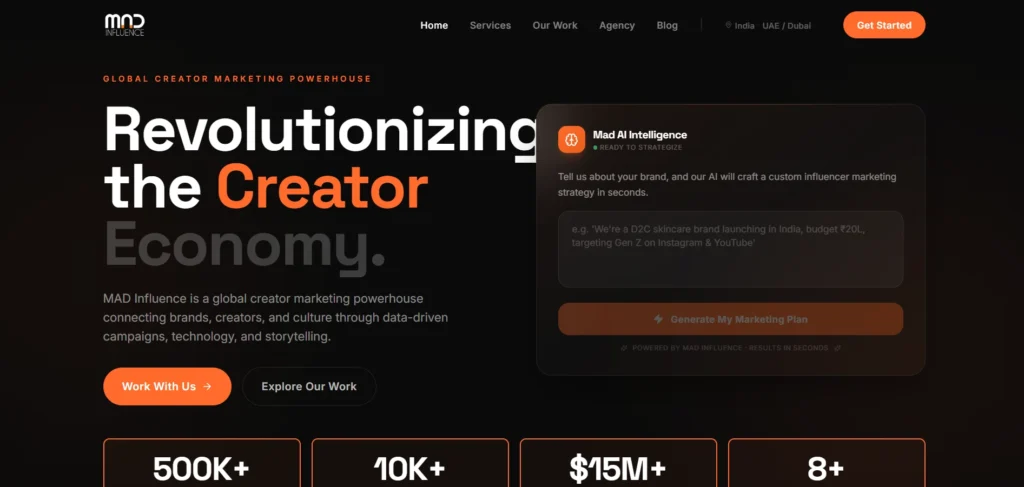 Influencer Marketing Agencies-Mad Influenc‌e​