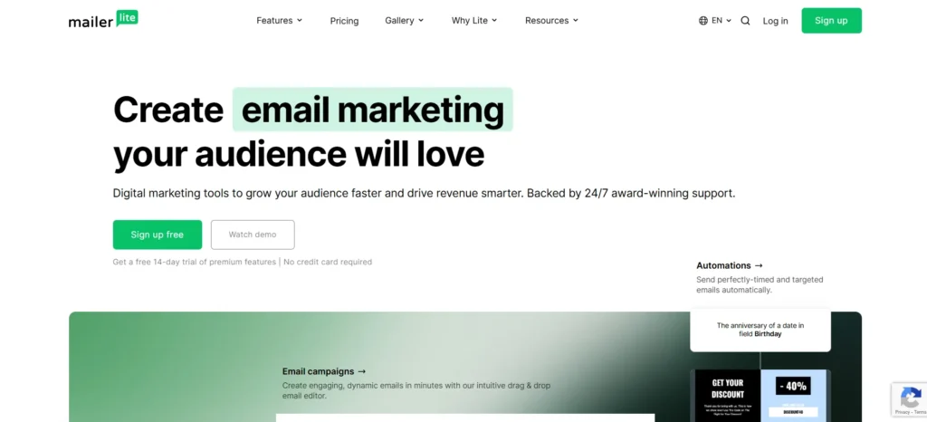 MailerLite - Email Marketing Tool