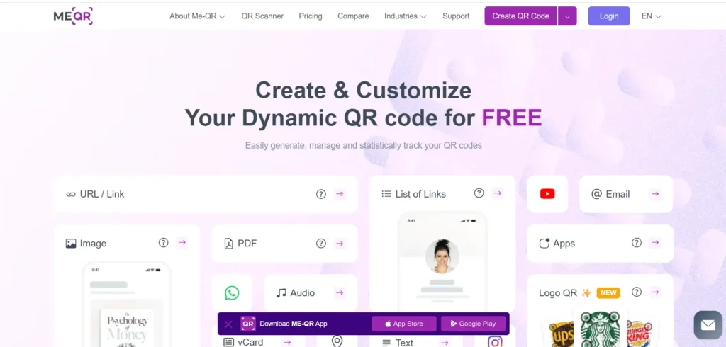 Me‍-QR - QR Code Generator