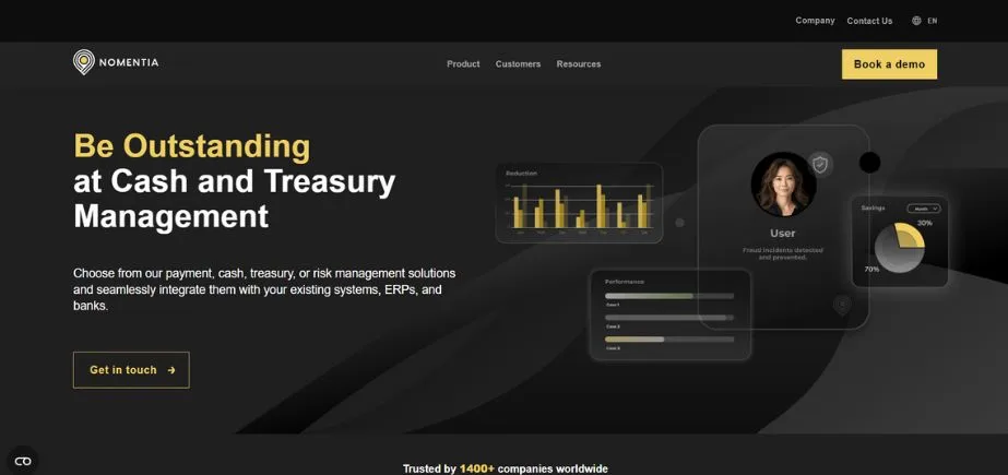 Treasury Management Software - NOMENTIA