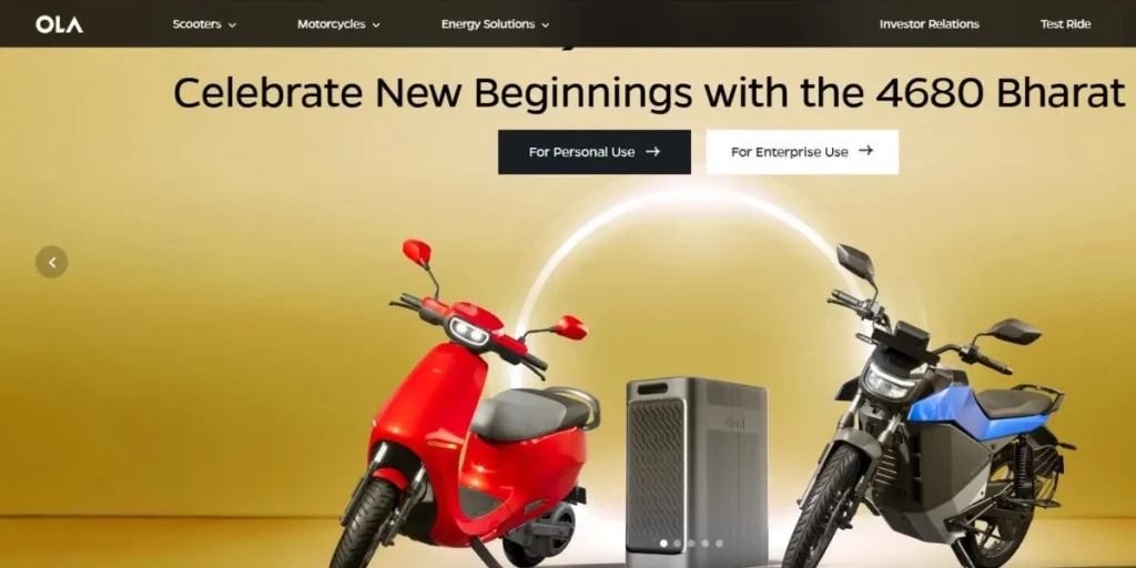 Ola Electric - Product Based Companies in Bangalore