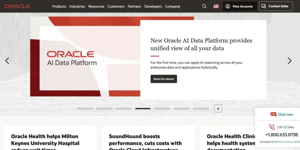 Oracle India - Product Based Companies in India