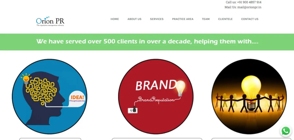 pr agencies in mumbai - Orion PR