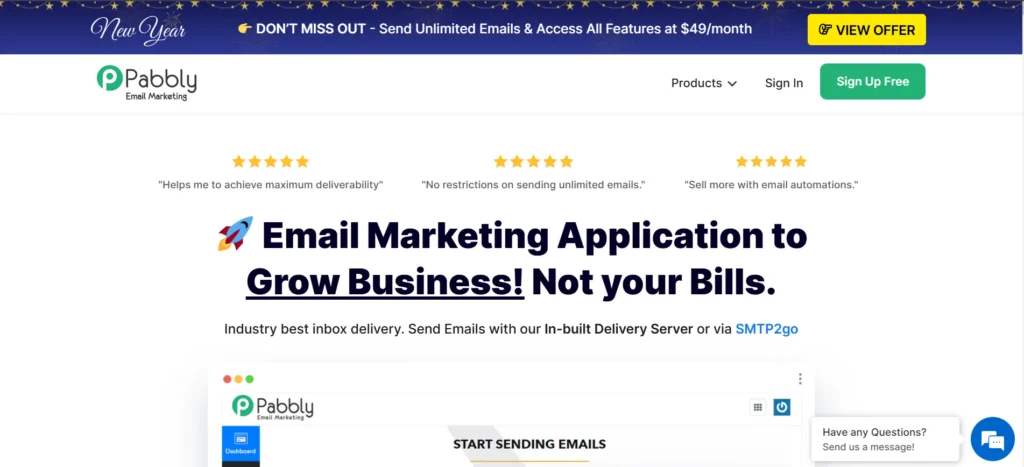 Pabbly - Email Marketing Tool