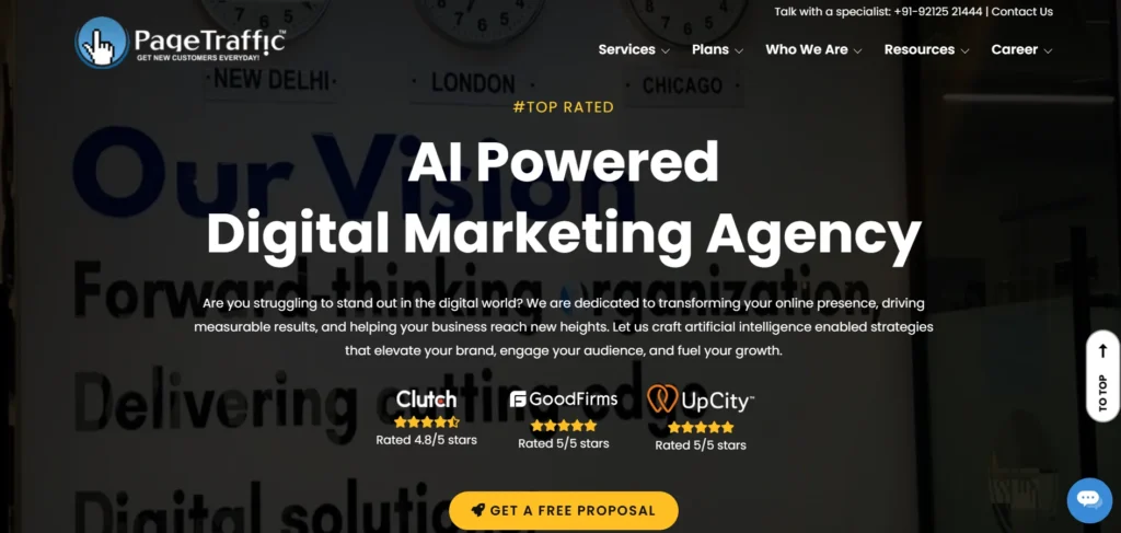 Digital Marketing Company in Delhi- PageTraffic