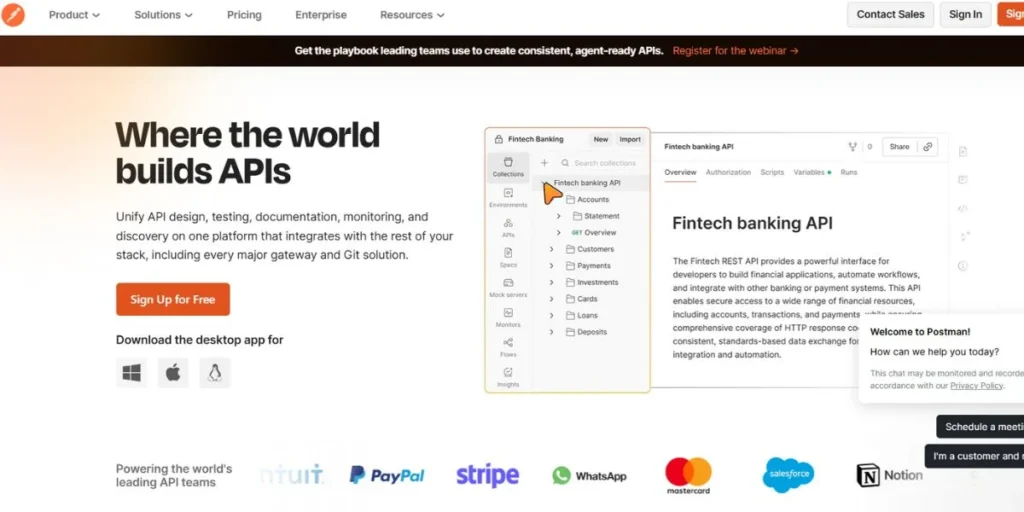 Postman - Product Based Companies in Bangalore