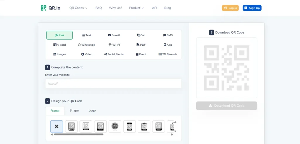 QR.io - QR Code Generator