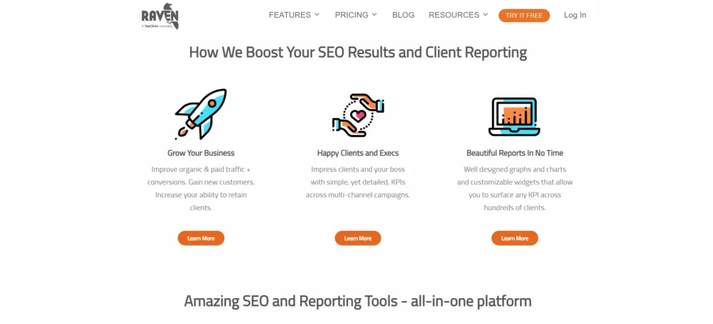 seo reporting software - Raven Tools