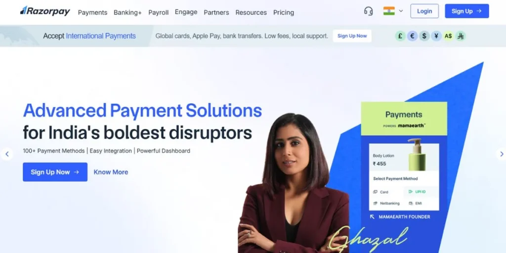 Razorpay - Product Based Companies in India