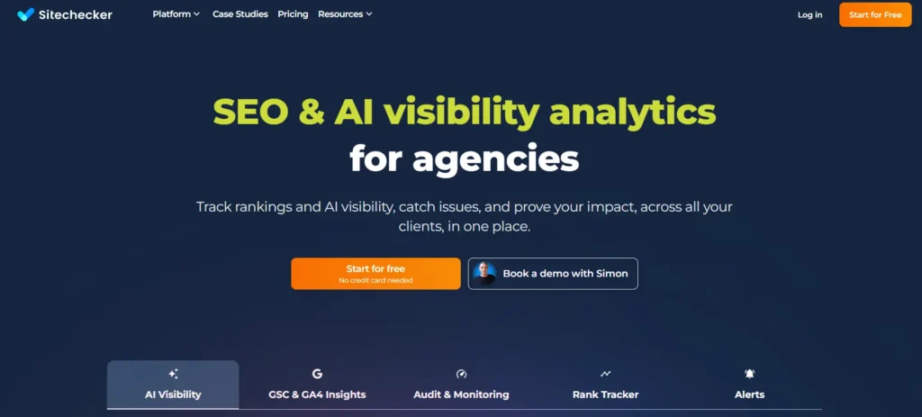 seo reporting software - Sitecheck‍er 