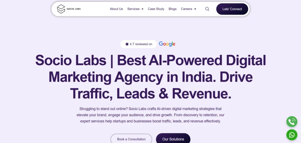 Digital Marketing Company in Delhi- Socio Labs