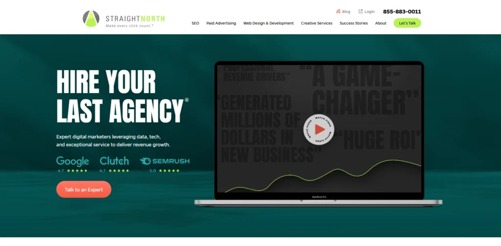 SEO Companies for Small Businesses-Straight North 