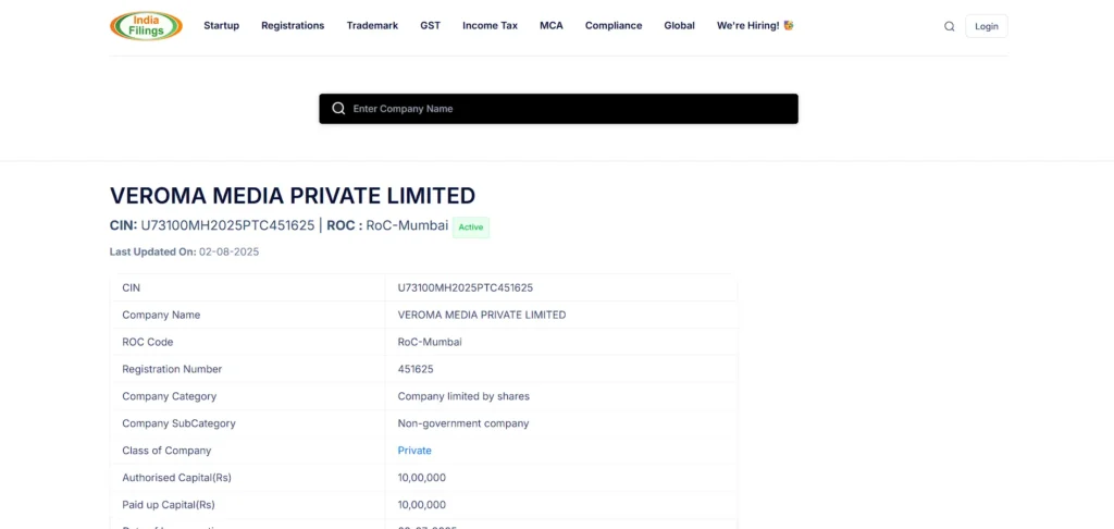 pr agencies in mumbai - VeRoMa Media Pvt. Ltd.
