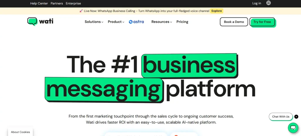 WhatsApp marketing software - WATI