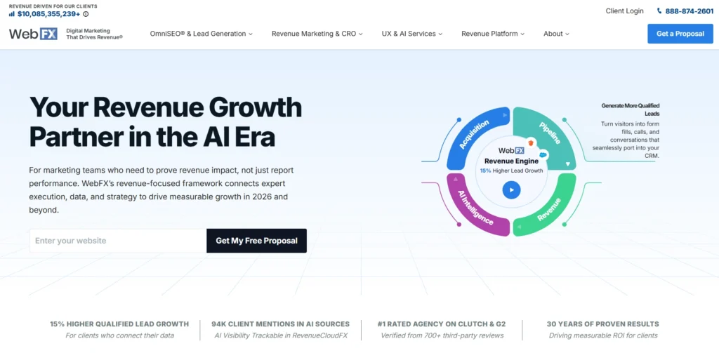 SEO Companies for Small Businesses- WebFX 