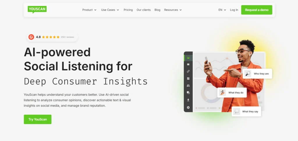 Social Media Monitoring Tool - YouScan
