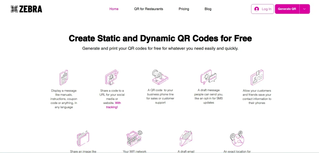 Zeb‍raQR - QR Code Generator