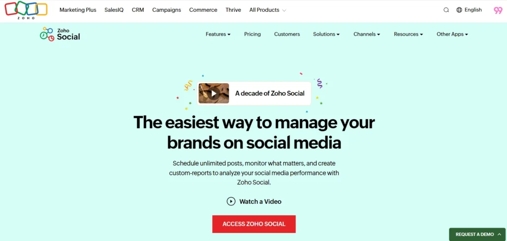 All SMO Tool - Zoho Social