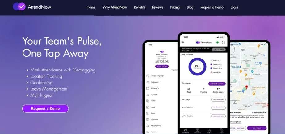 Attendance Tracking Software - attendnow