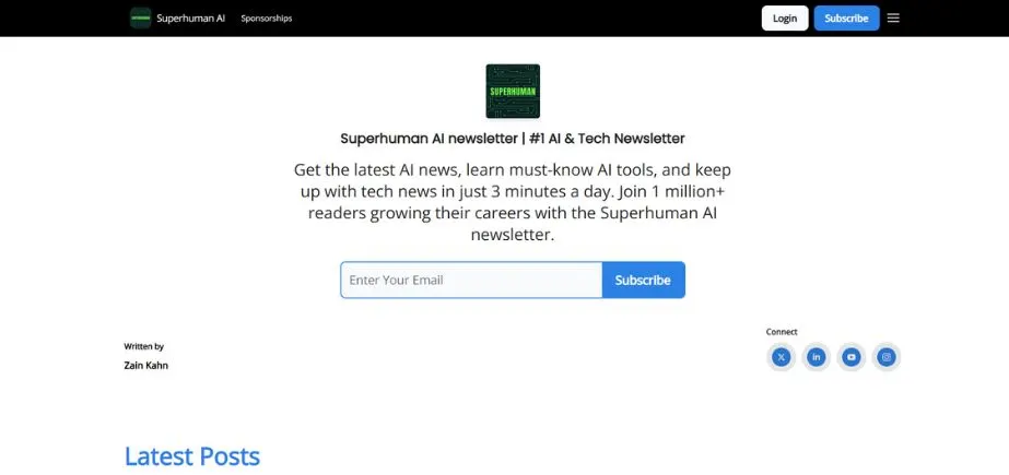 AI Newsletters - superhuman