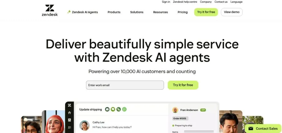 Customer Engagement Tools - zendesk
