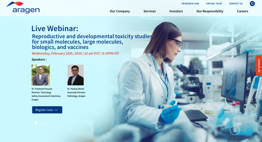 Startup Company in Hyderabad - Aragen Life Sciences