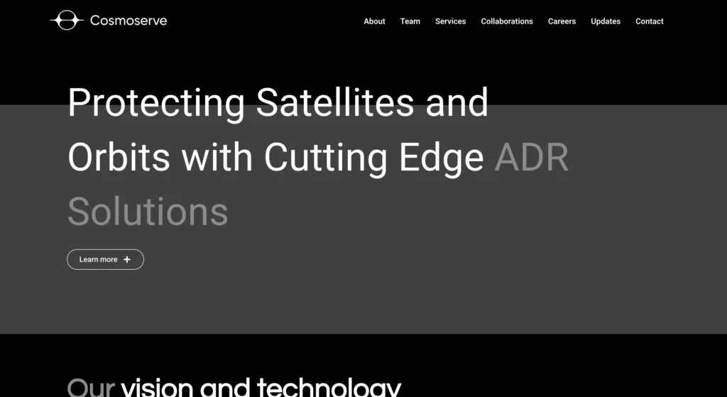 Startup Companies in Hyderabad- Cosmoserve Space — SpaceTech