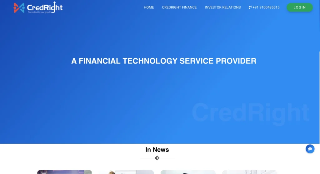 Startup Companies in Hyderabad-CredRight — FinTech